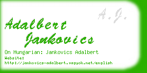 adalbert jankovics business card